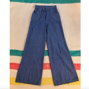Vintage H.I.S for Her Flare Blue Jeans 27